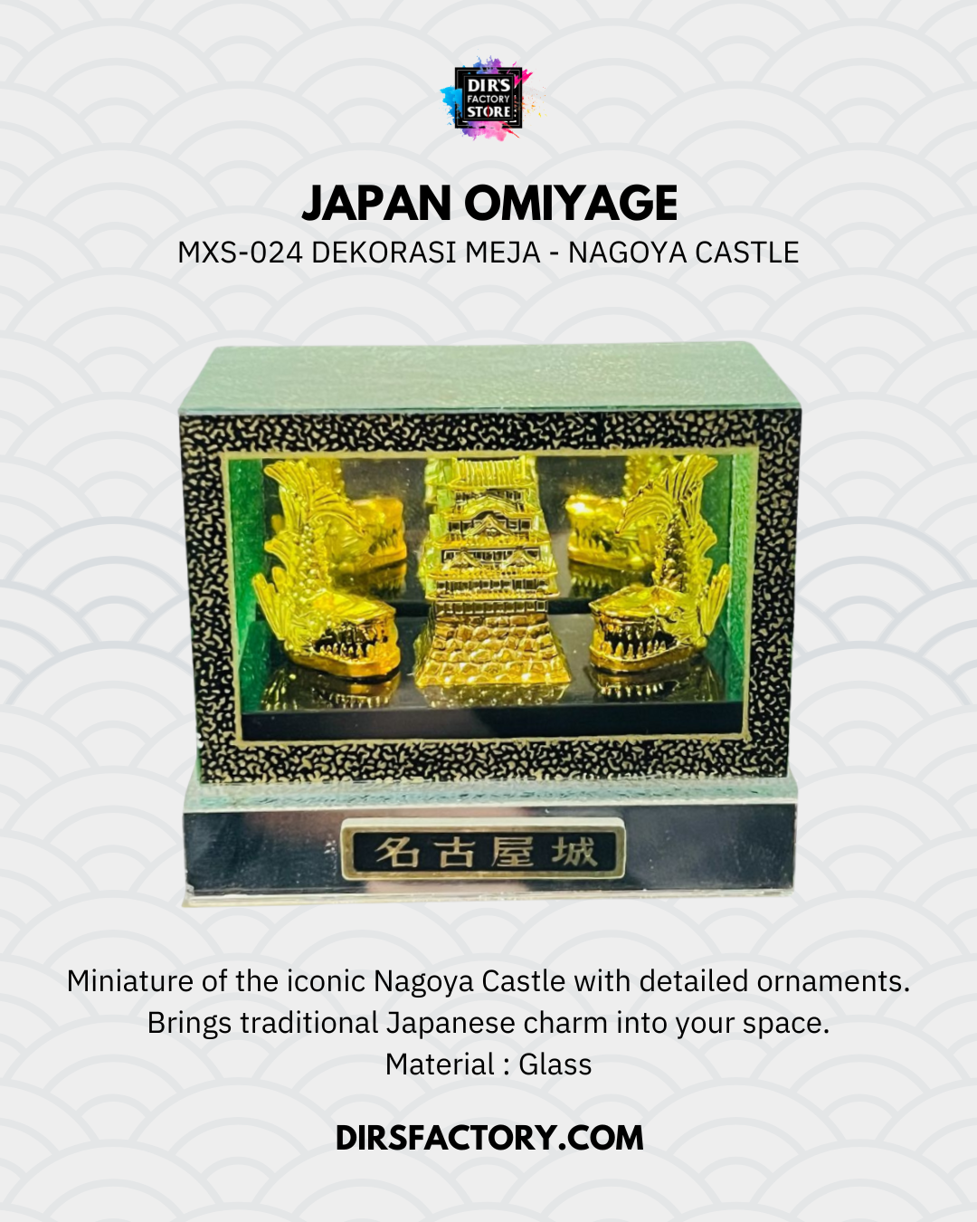 MXS-024 Trang trí bàn - Nagoya Castle