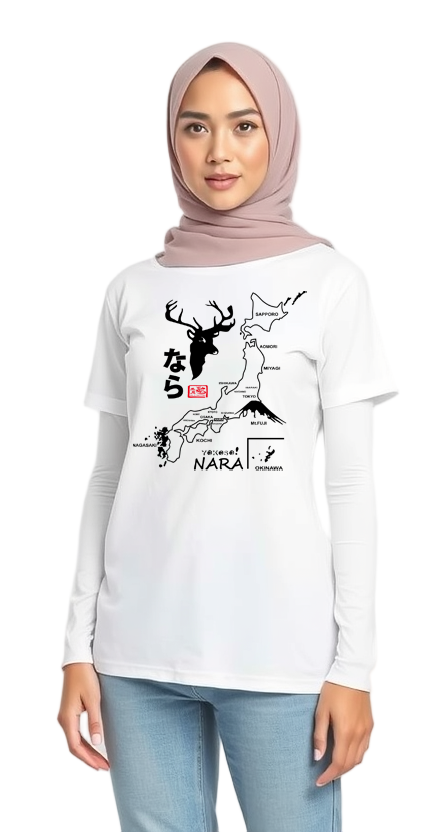 T-Shirt Yokoso Nara Design White
