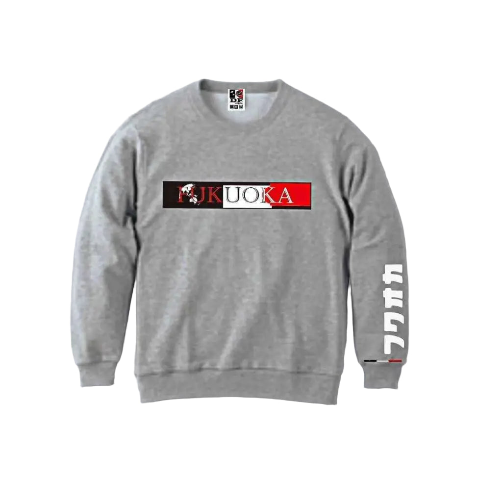 Hsw-Fk01Df Fukuoka 003.Heather Gray / 100 Sweatshirt Hoodie