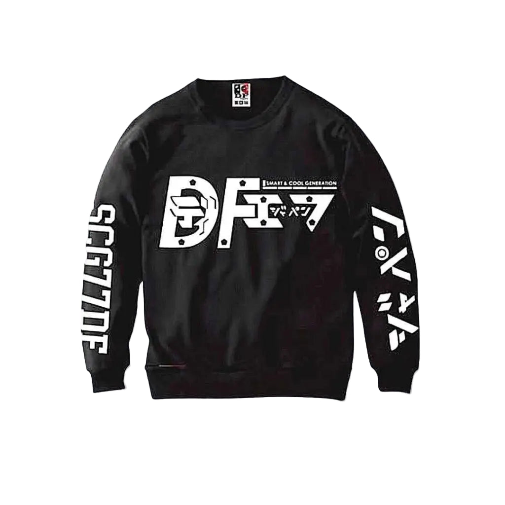 Hsw-(Gl/Sv/Wh)14Df - Scg77Df 005.Black / White 100 Sweatshirt Hoodie