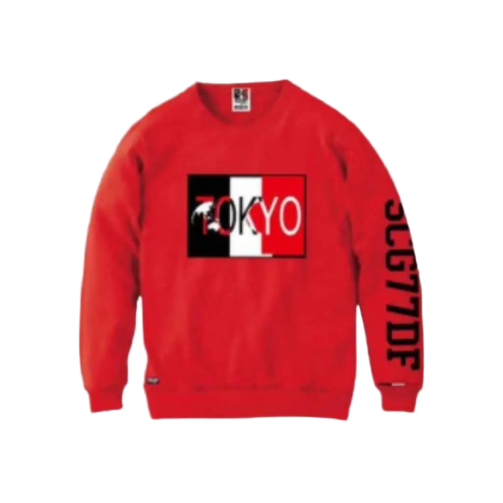 Hsw-Tk11Df Tokyo 172.Bright Red / 100 Sweatshirt Hoodie