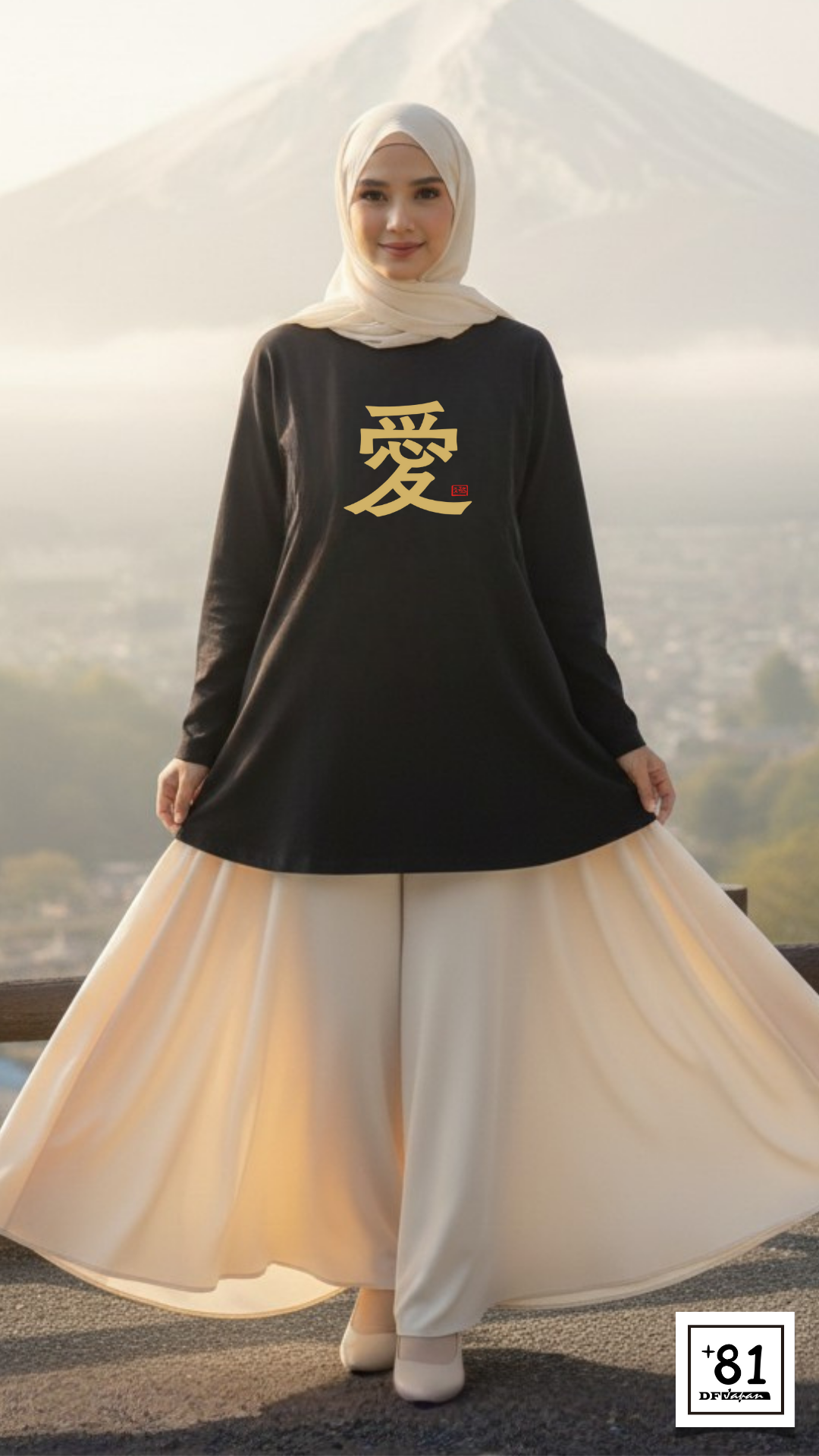 T-SHIRT KANJI AI TL-43P81DF