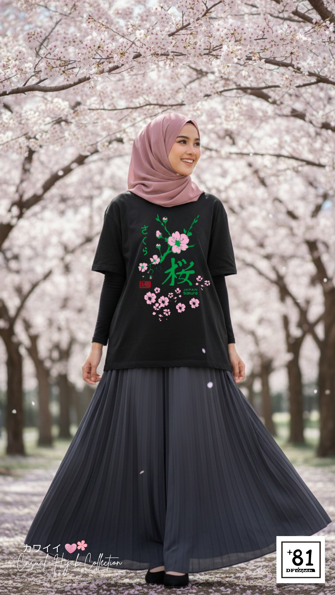 티셔츠 Japan Sakura TS-40P81DF