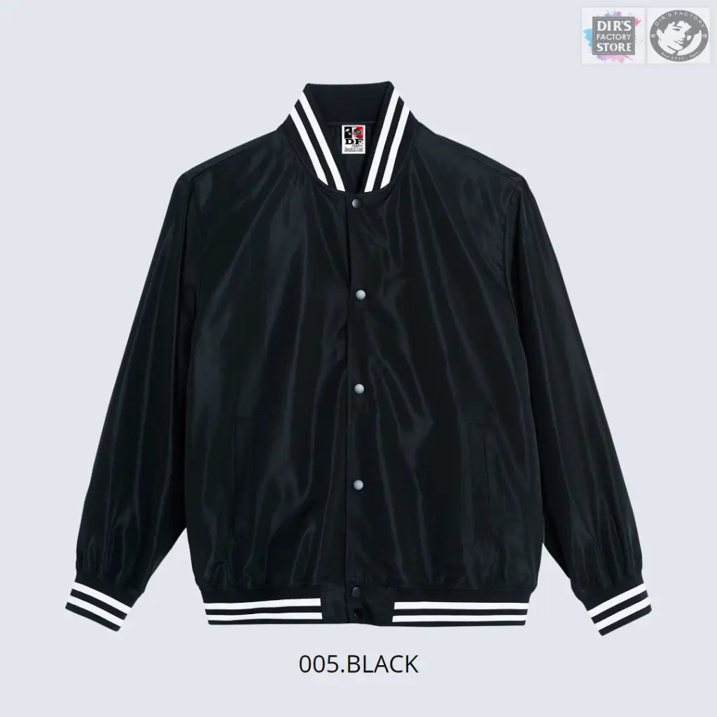 00059-Nsjdf Stadium Jacket 005.Black / S Coats & Jackets