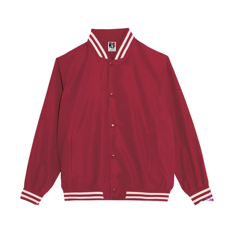 00059-Nsjdf Stadium Jacket 112.Burgundy / S Coats & Jackets