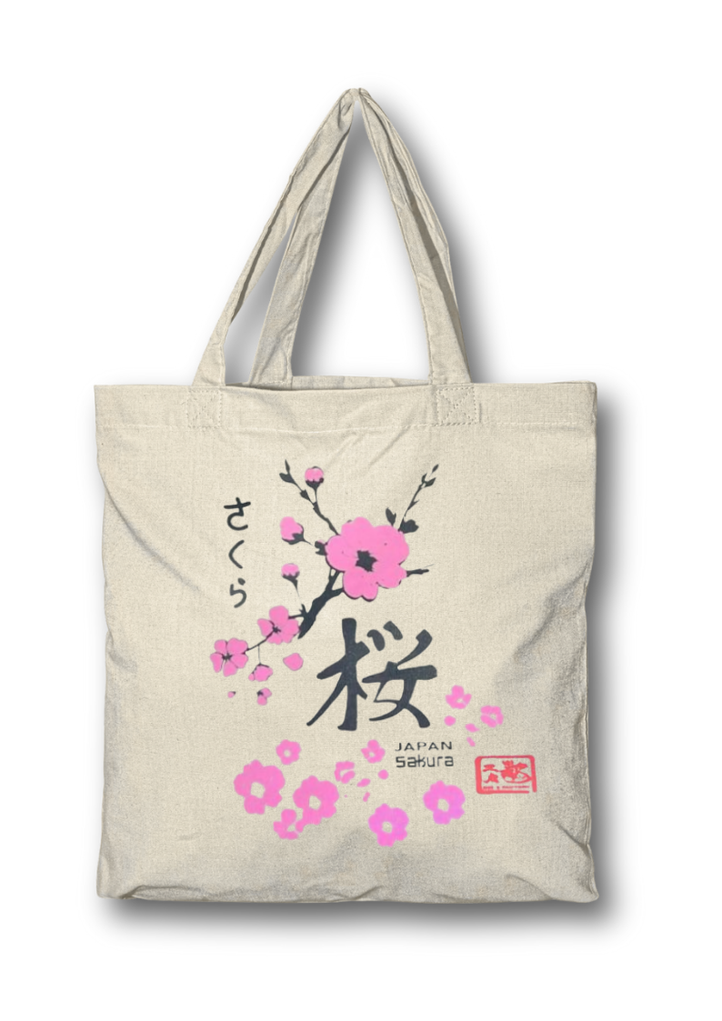 CB40-P81DF Japan Sakura Canvas Bag