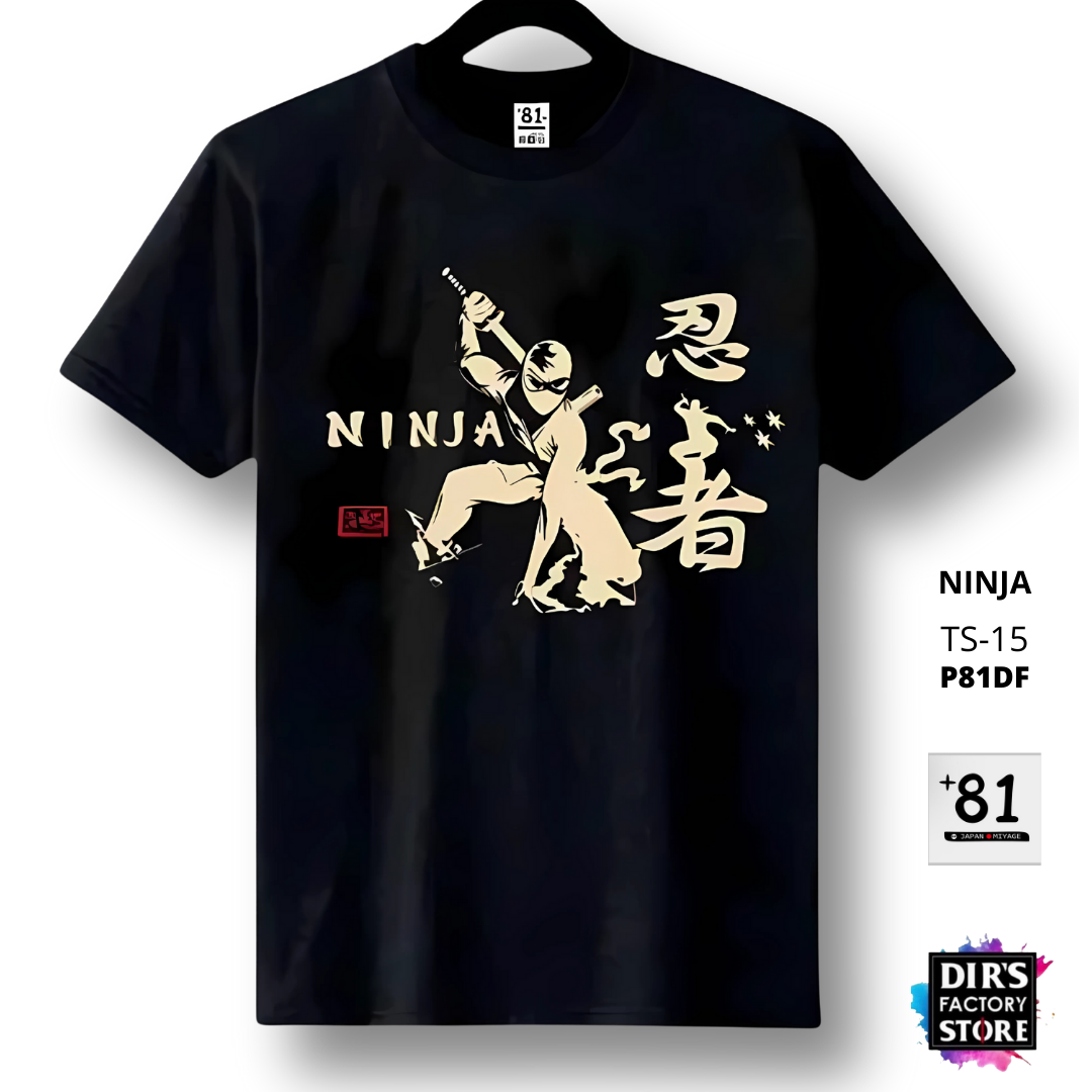T-Shirt Ninja TS-15P81DF - Dir's Factory Store