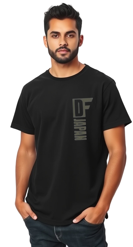 T-Shirt Premium DF Japan Design Black