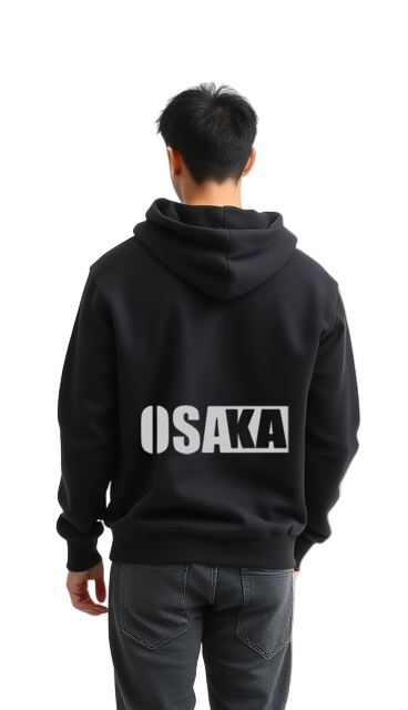 Hoodie DF OSAKA Design Black