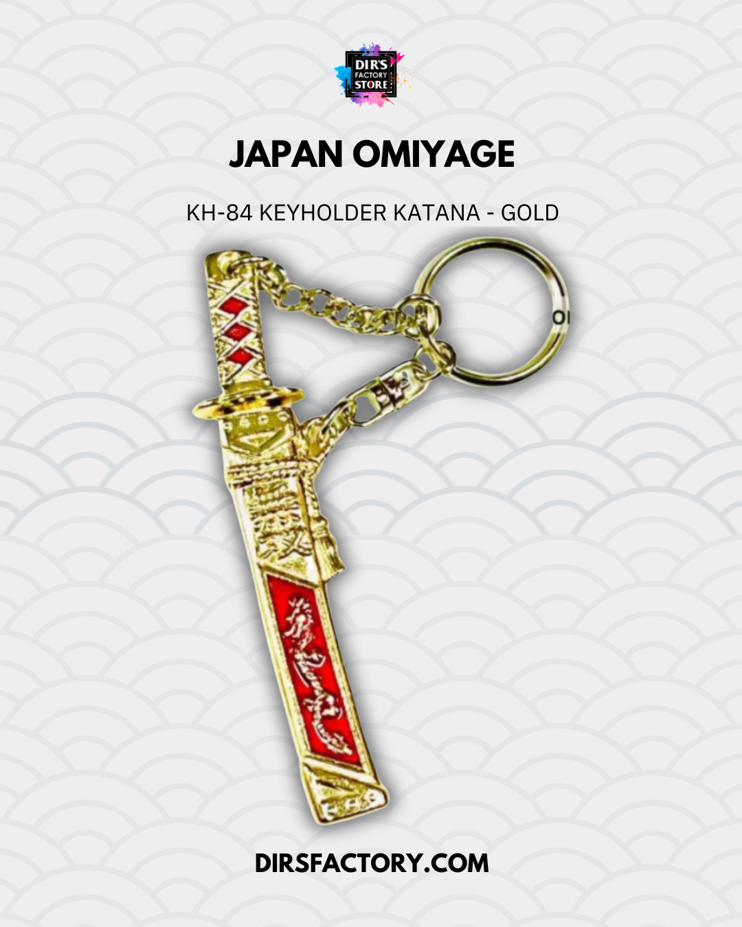 KH-84 Keyholder Katana - Gold