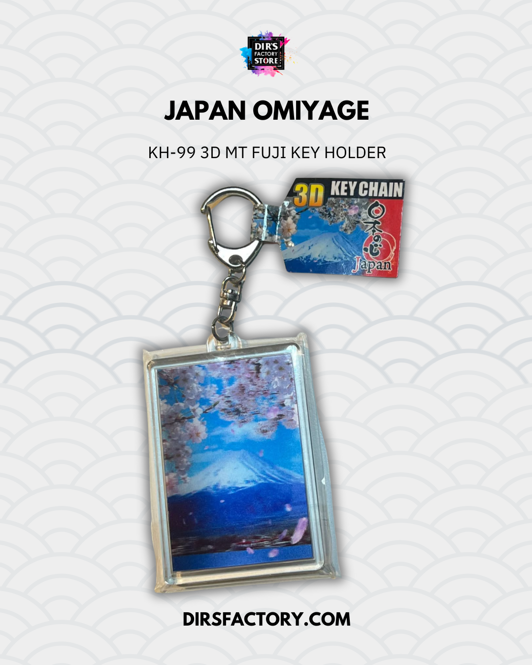 KH-99 3D Mt Fuji Key Holder
