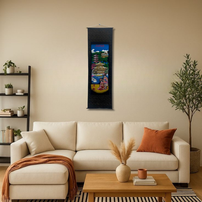 KLL-05 掛軸 金閣寺舞妓