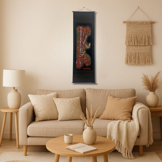 KLL-08 掛軸 孔雀