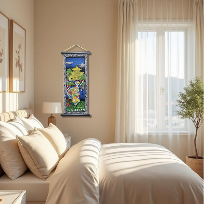 KS-04 掛軸 金閣寺舞妓