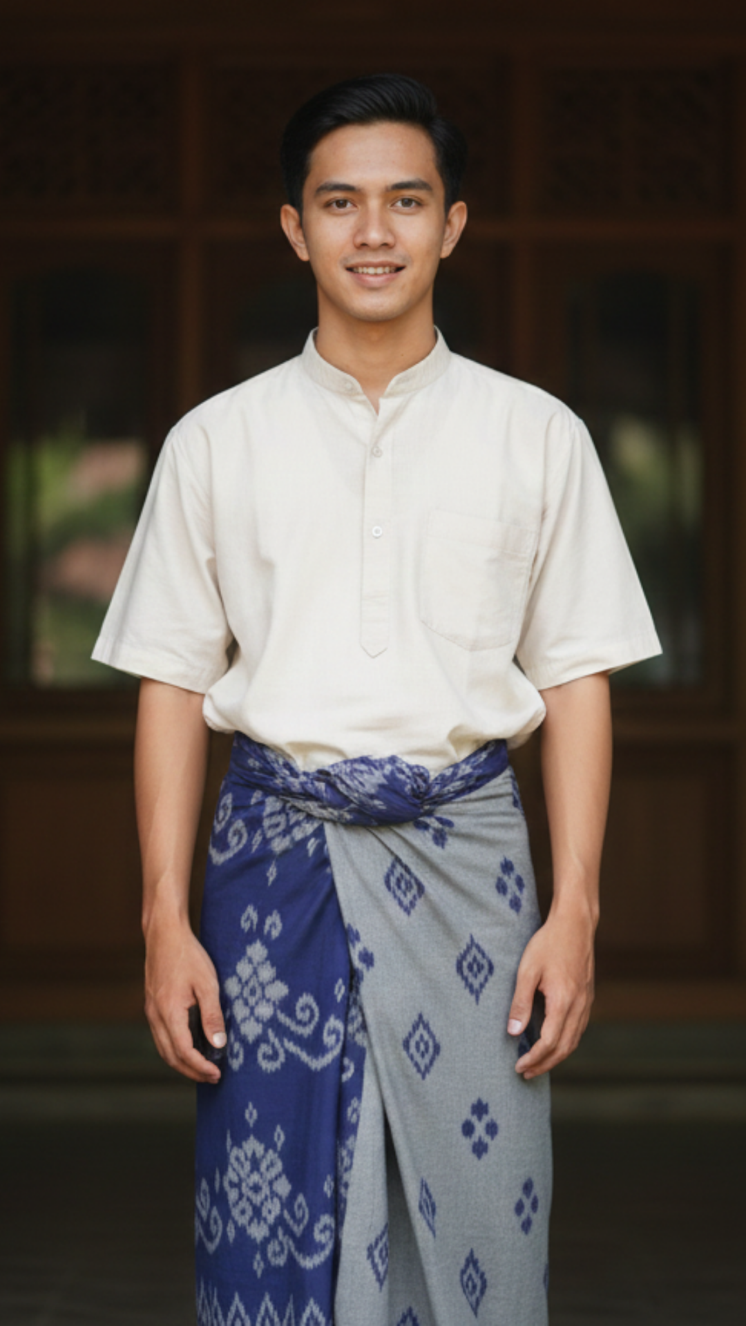 Sarong dệt bằng sen