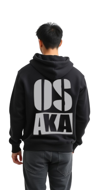 Hoodie Osaka Design Black
