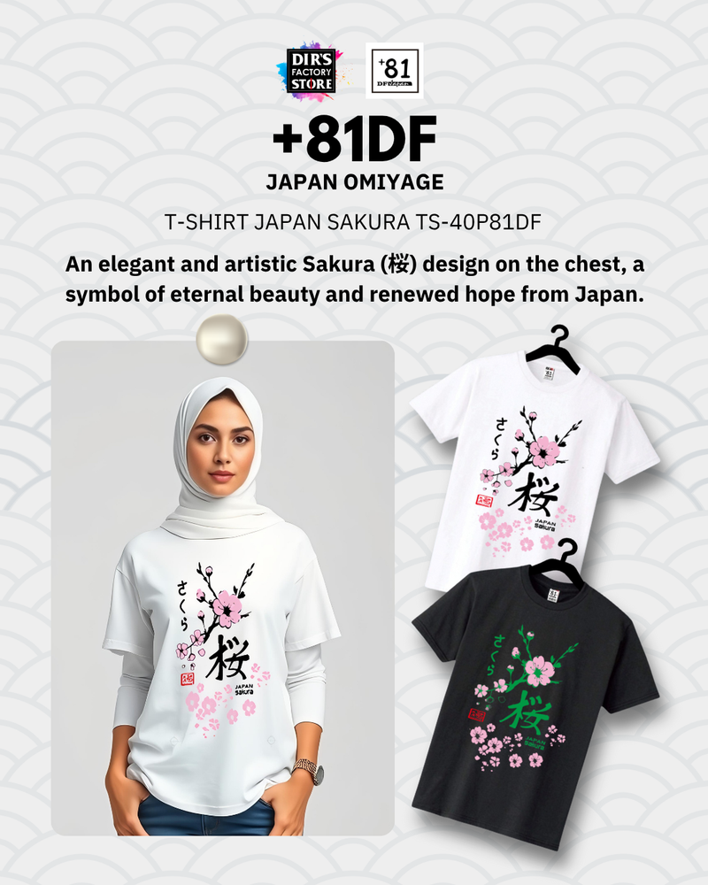 Áo thun Japan Sakura TS-40P81DF