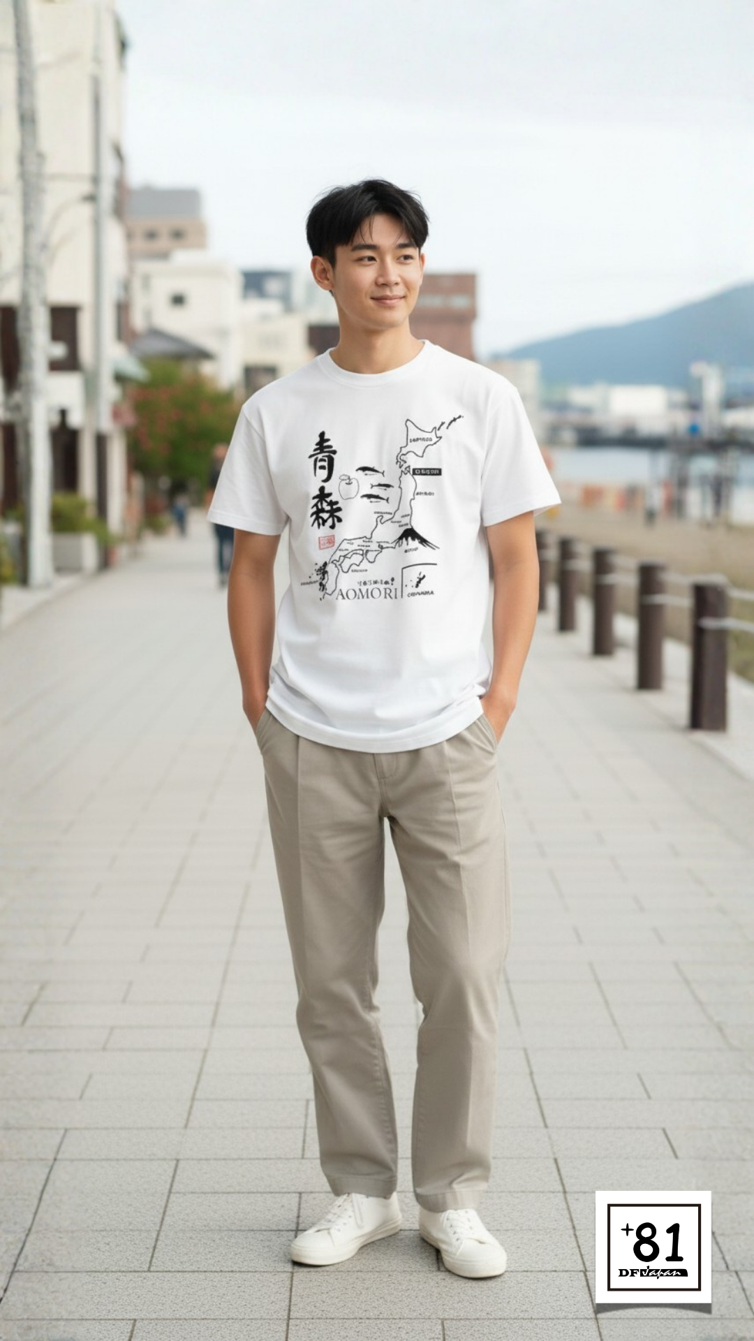 T-Shirt Yokoso Aomori TS-01P81DF - Dir's Factory Store