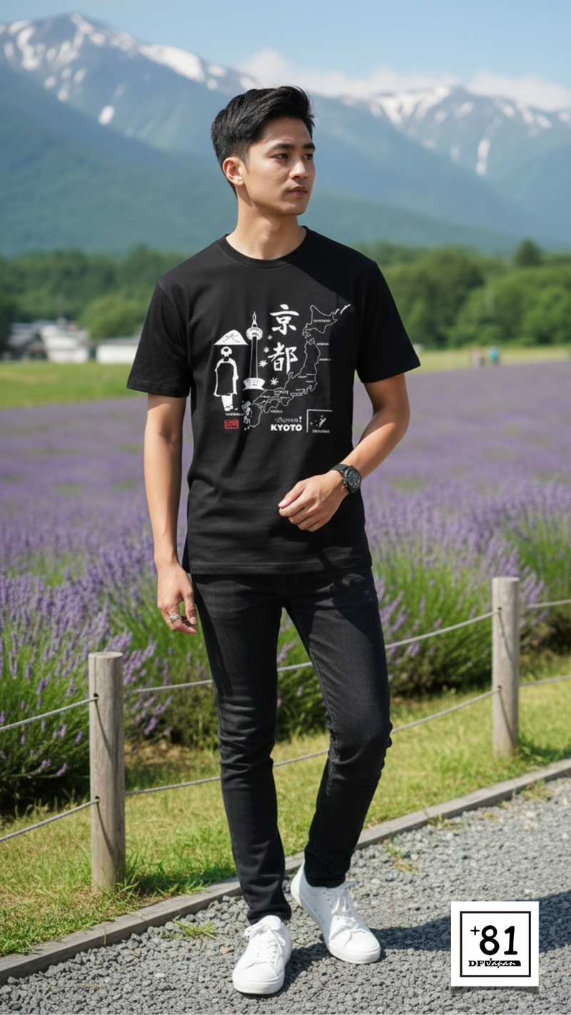 T-Shirt Yokoso Kyoto TS-16P81DF - Dir's Factory Store