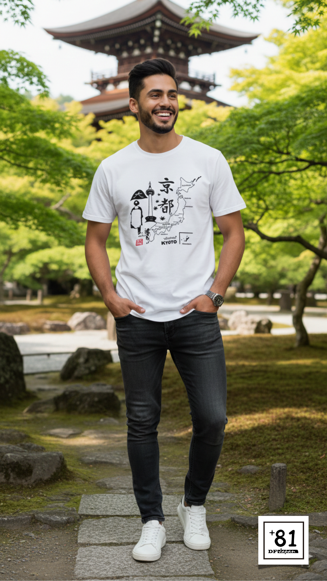 T-Shirt Yokoso Kyoto TS-16P81DF - Dir's Factory Store