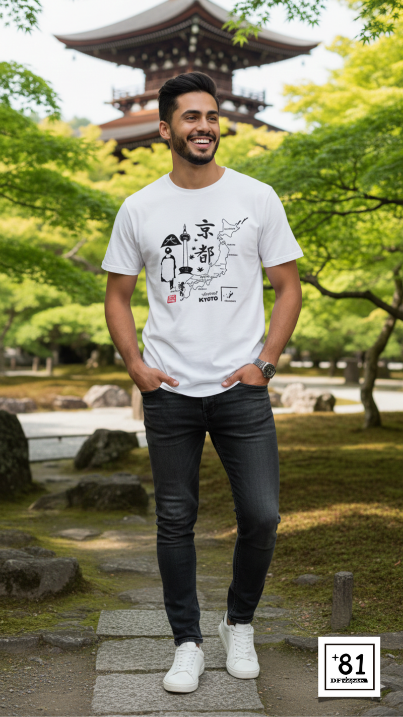 T-Shirt Yokoso Kyoto TS-16P81DF - Dir's Factory Store