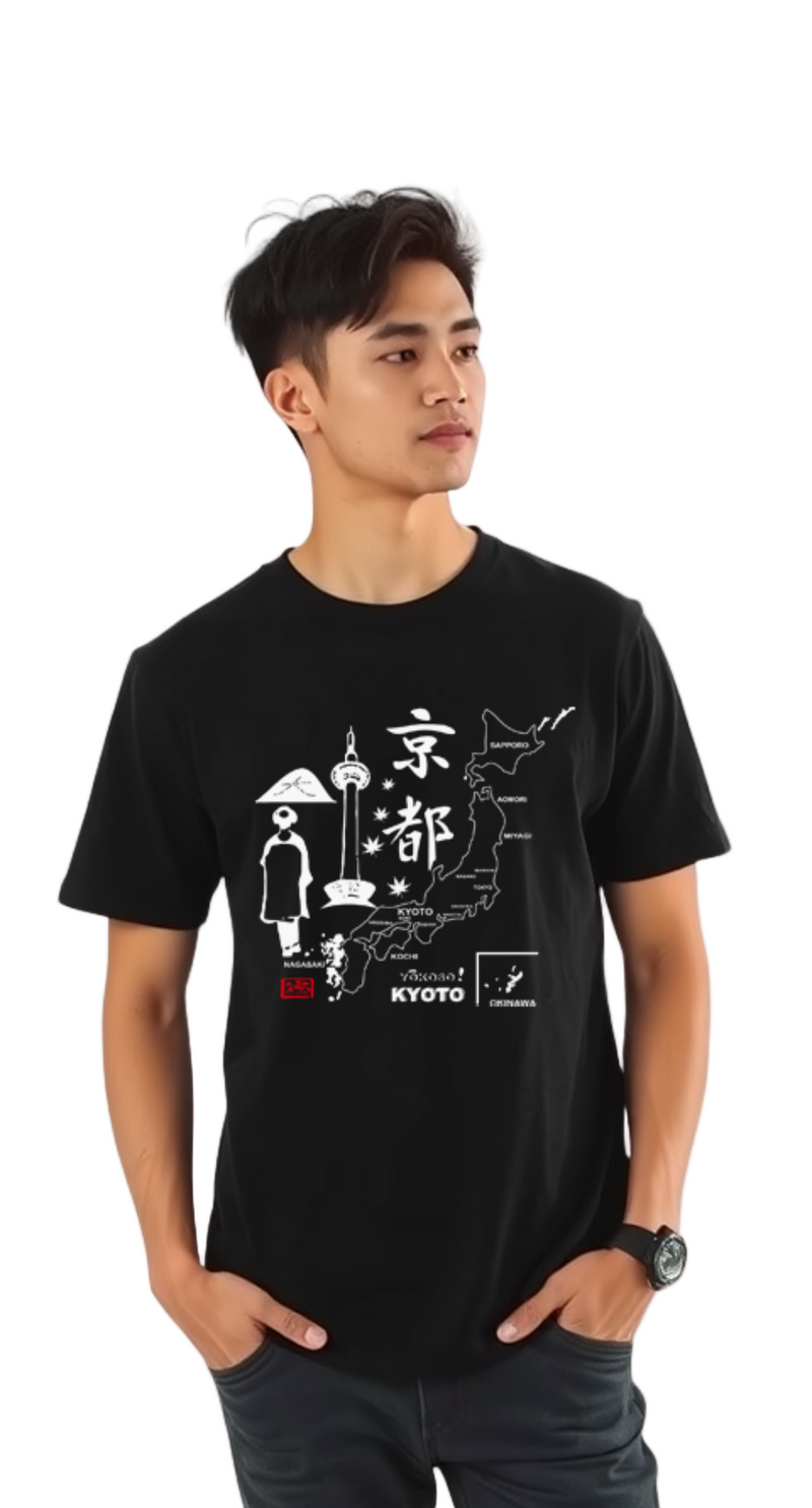 T-Shirt Yokoso Kyoto TS-16P81DF - Dir's Factory Store