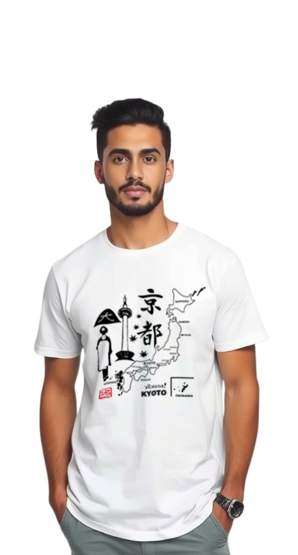 T-Shirt Yokoso Kyoto TS-16P81DF - Dir's Factory Store