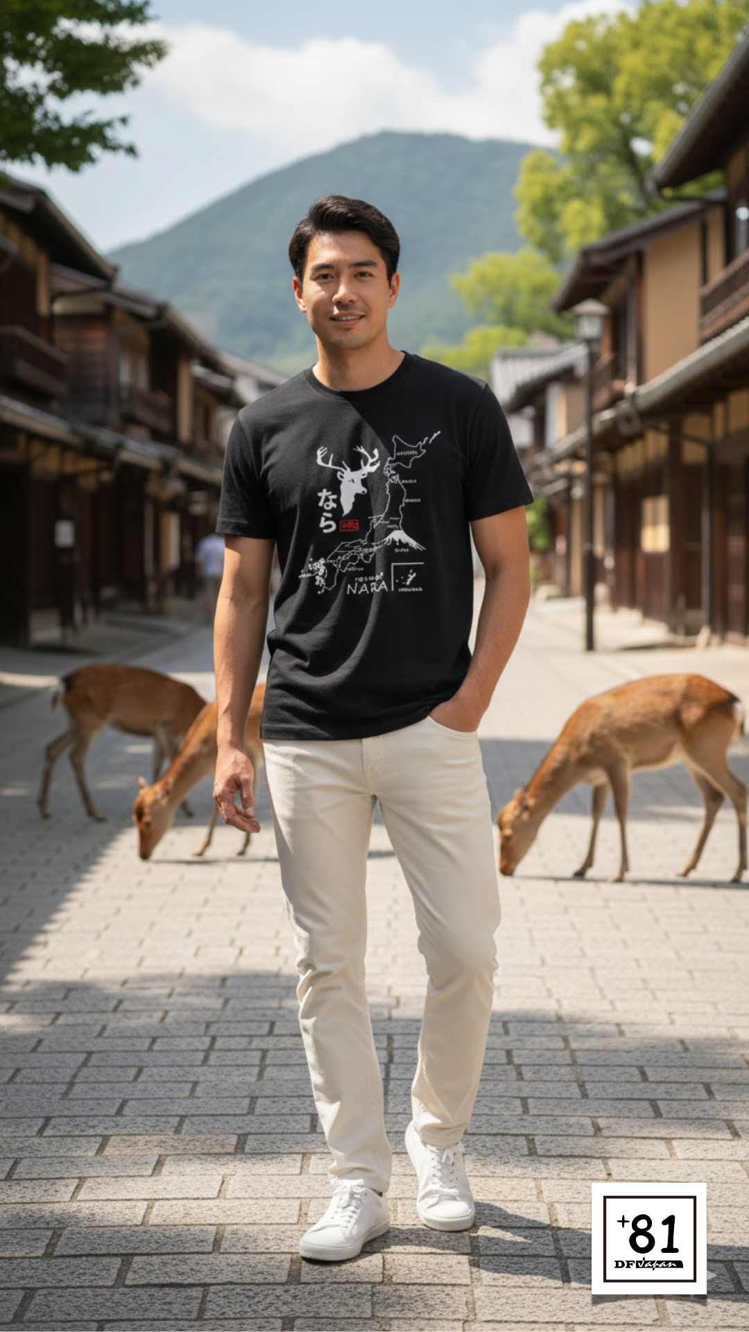 T-Shirt Yokoso Nara TS-17P81DF - Dir's Factory Store