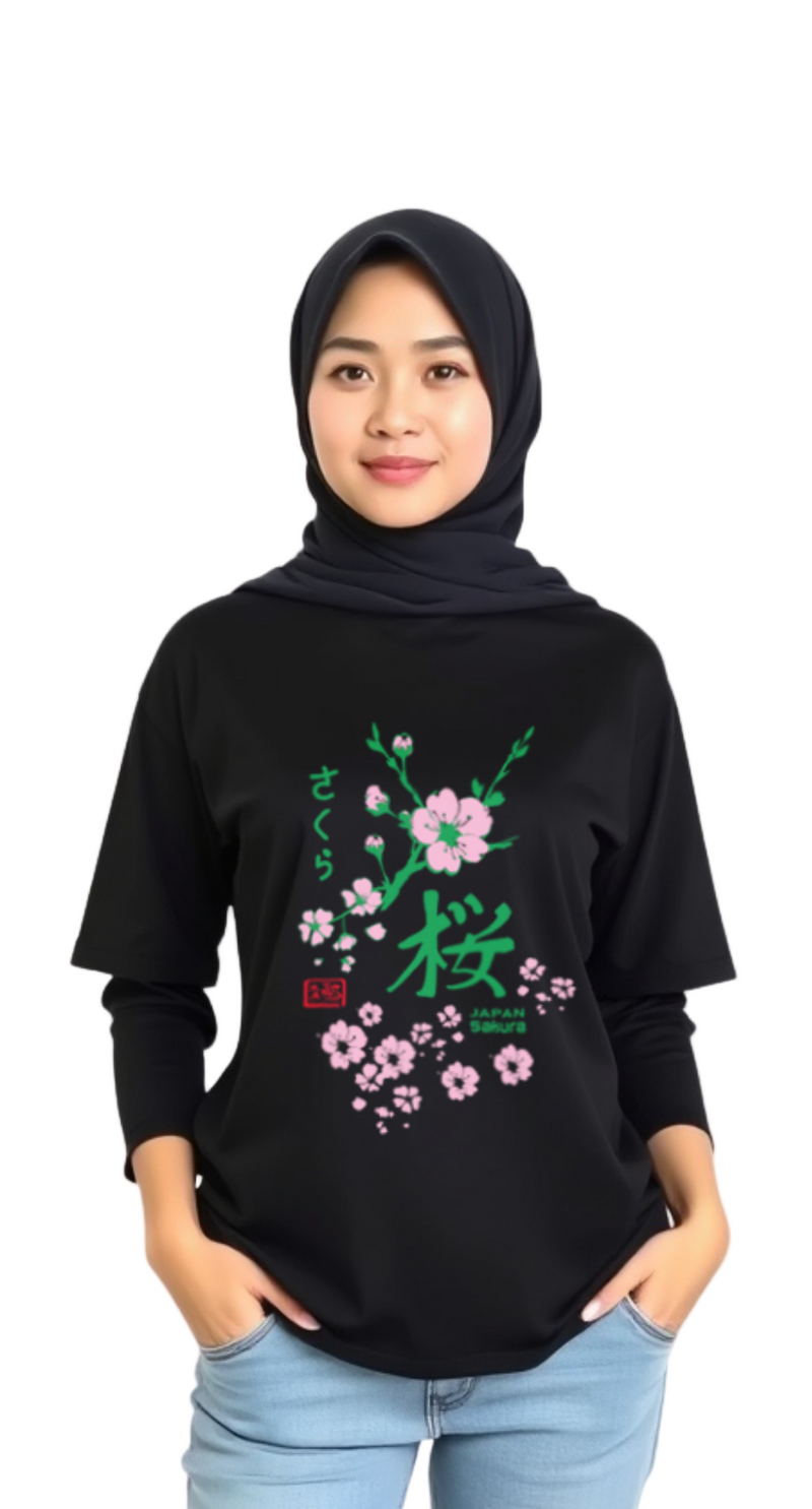 Áo thun Japan Sakura TS-40P81DF