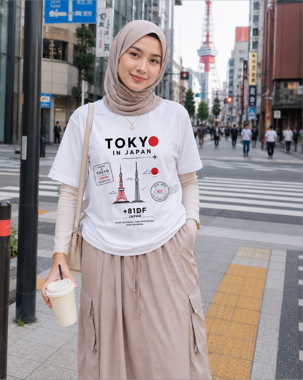 TOKYO JOURNEY TEE  +81DF JAPAN . TS-TJT01P81 - Dir's Factory Store
