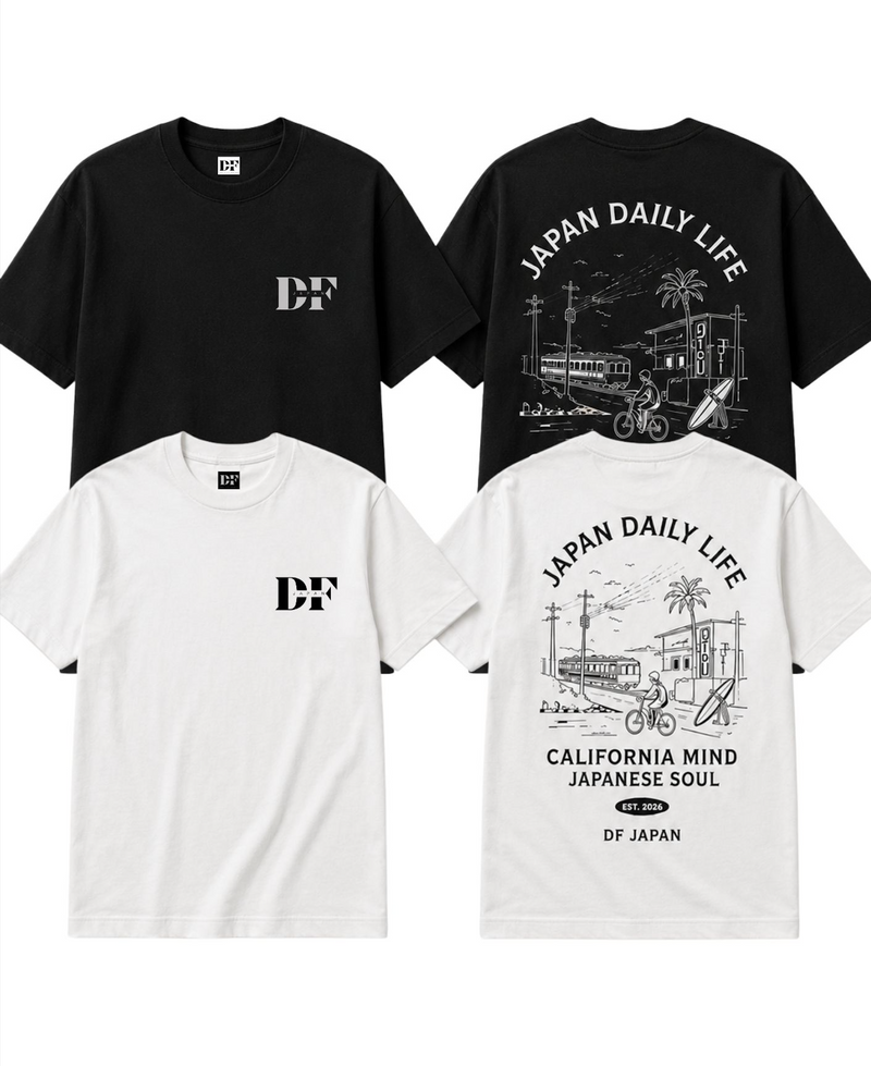 Daily Life Graphic Tee - DFJAPAN  - TS DLGT01DF - Dir's Factory Store
