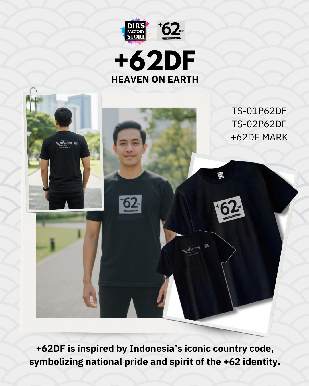 TS-01P62DF, TS-02P62DF +62DF Mark - Dir's Factory Store