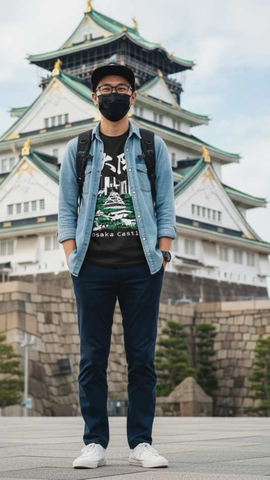 تي شيرت  TS-24P81DF Osaka Castle
