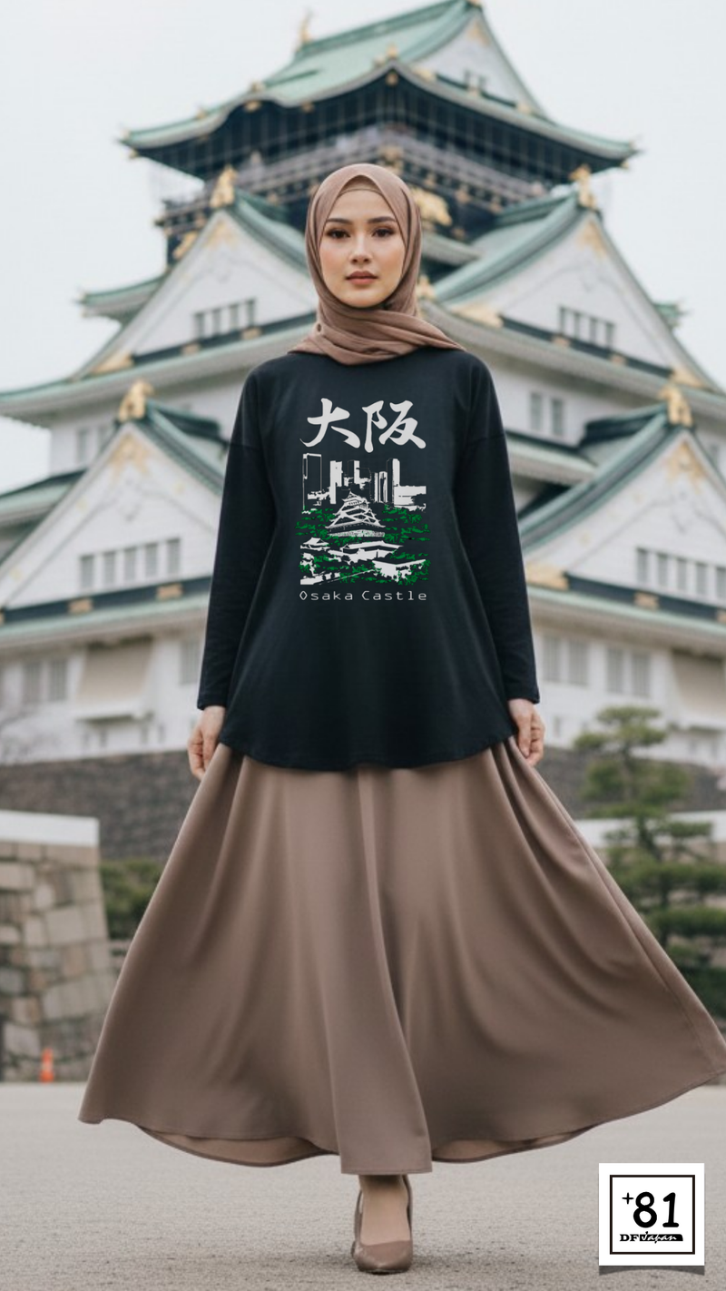 T-SHIRT OSAKA CASTLE TL-24P81DF