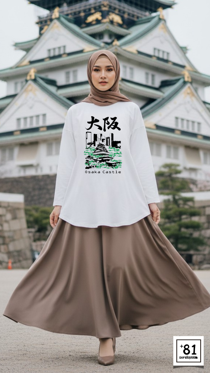 T-SHIRT OSAKA CASTLE TL-24P81DF