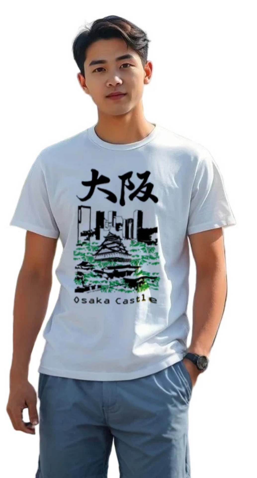 T-Shirt Osaka Castle TS-24P81DF - Dir's Factory Store
