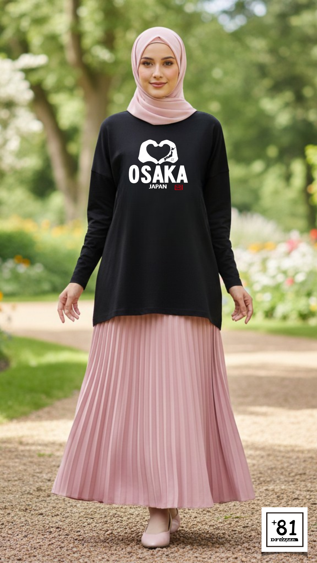 T-SHIRT OSAKA FINGER HEART TL-49P81DF