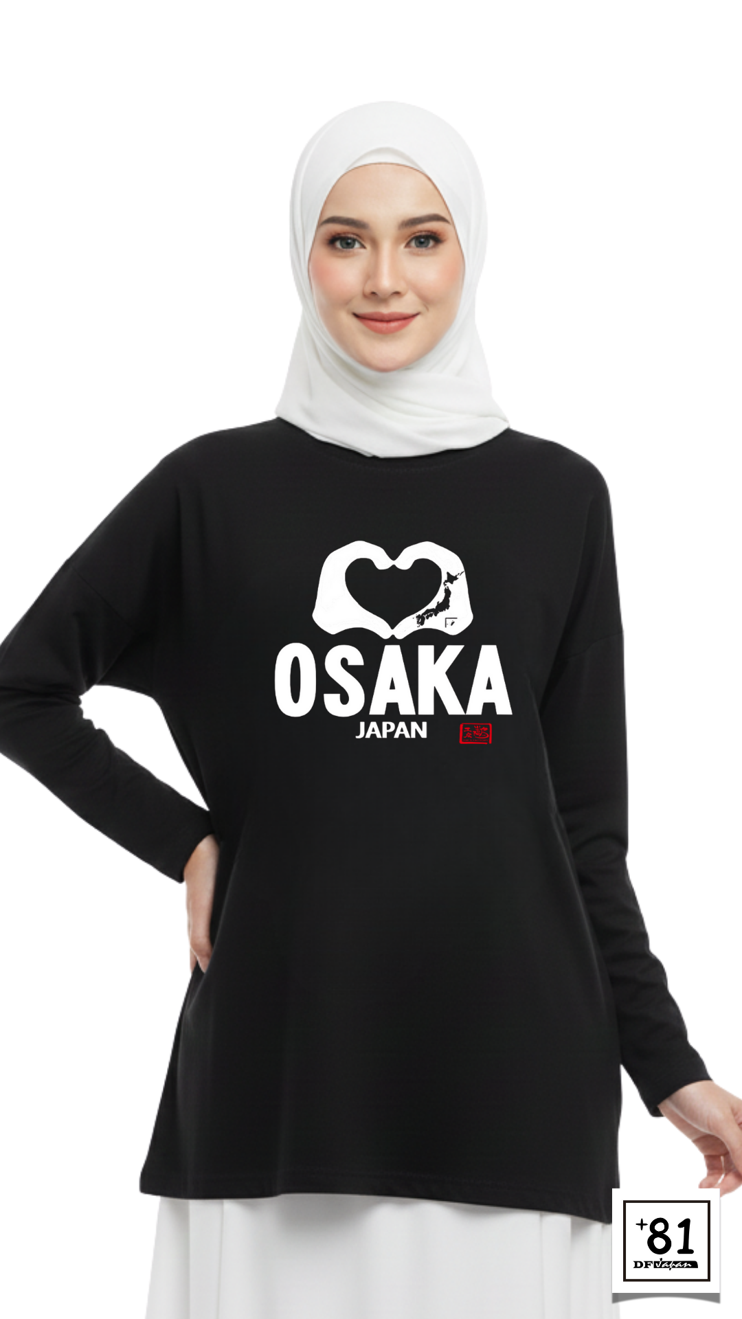 T-SHIRT OSAKA FINGER HEART TL-49P81DF