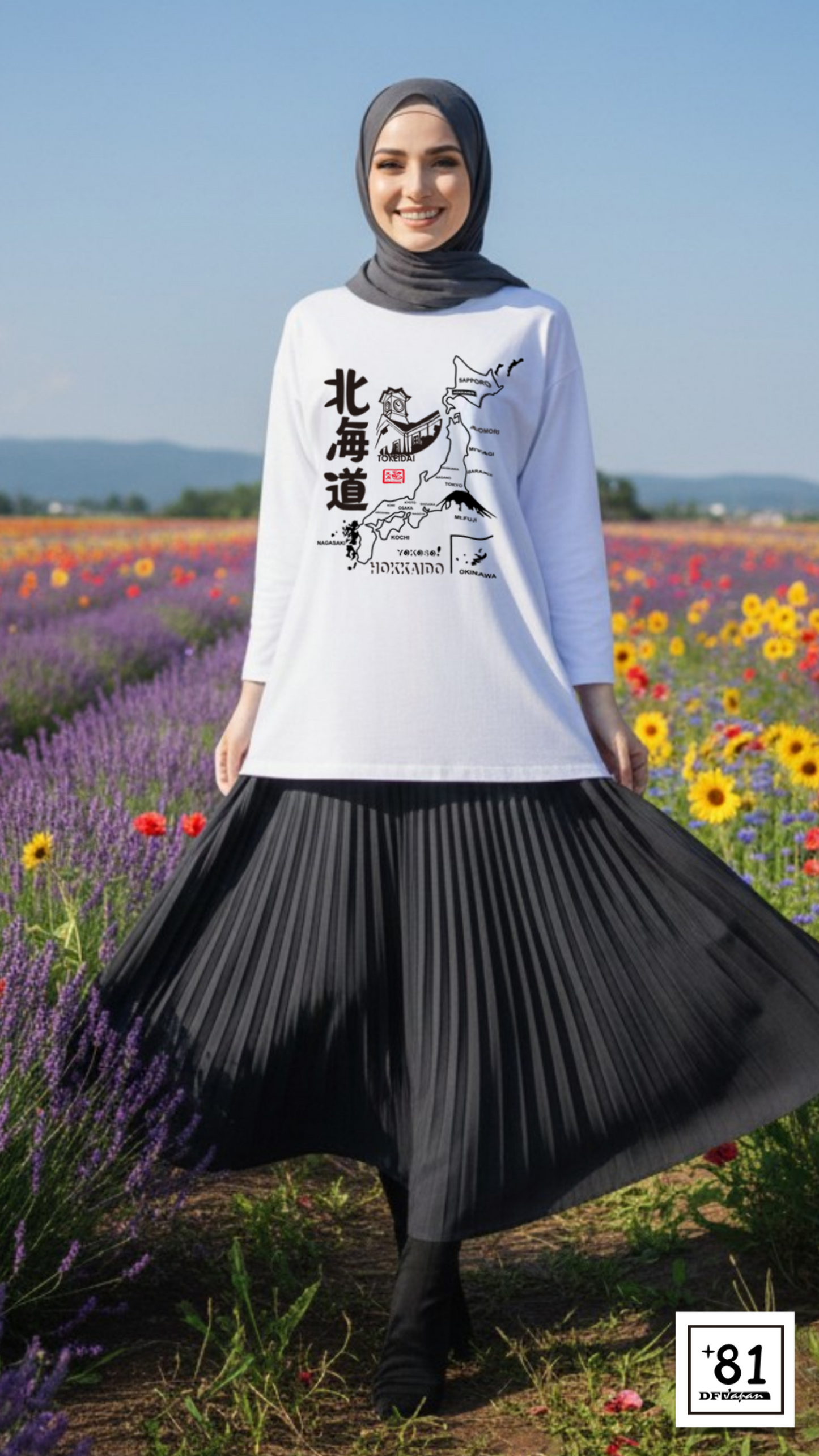 T-SHIRT YOKOSO HOKKAIDO TL-05P81DF