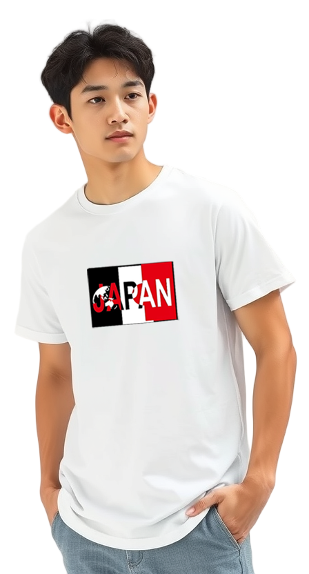 T-Shirt Japan Mark Design White