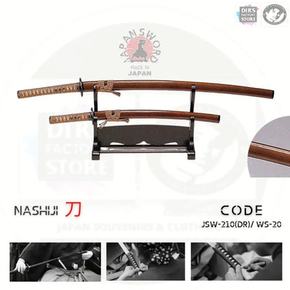 Jsw-210 (Dr) / Ws-20 - Nishiji (Not Sharp) Sword Stands & Displays