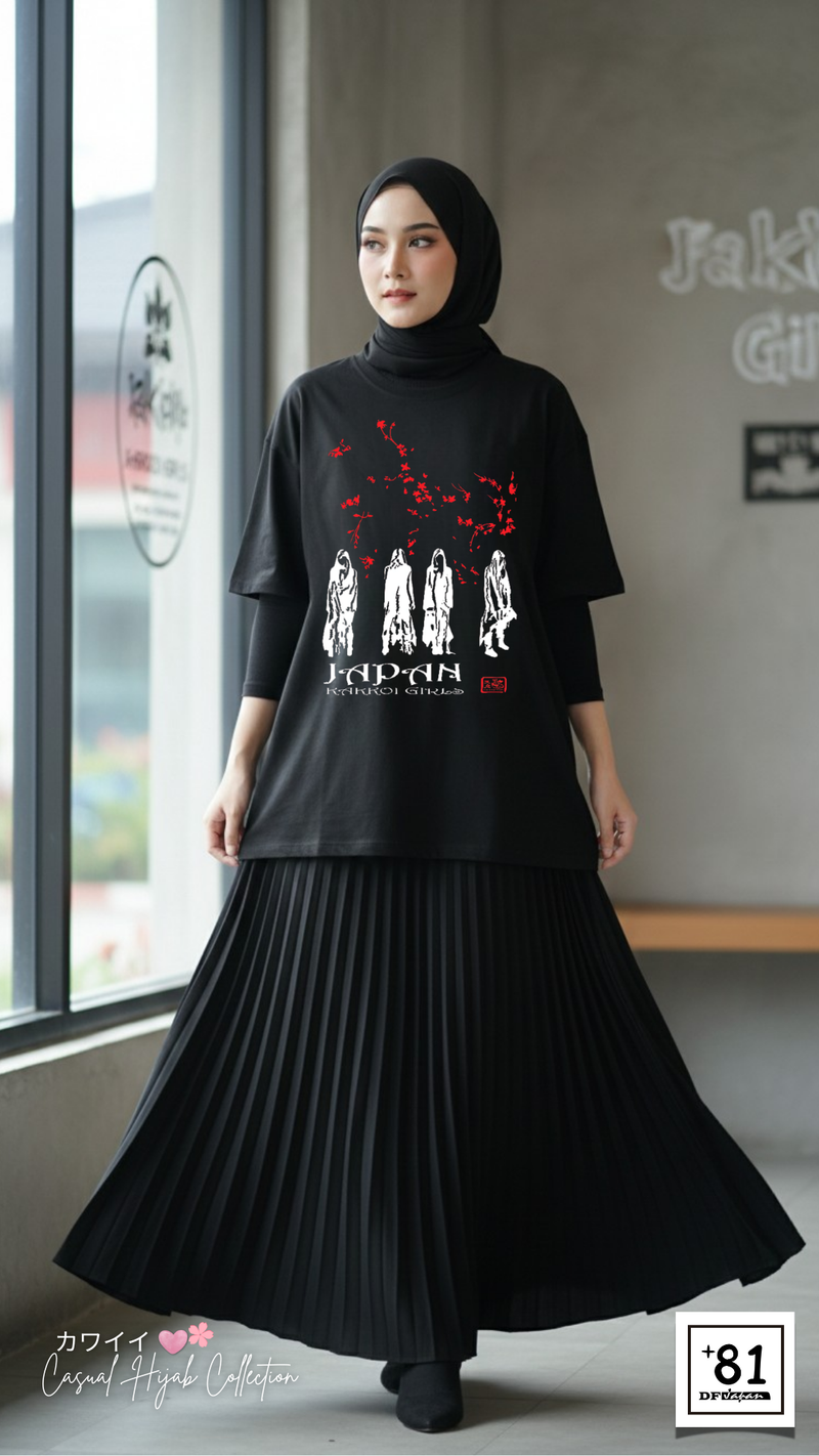 T-Shirt Japan Kakkoi Girls TS-10P81DF - Dir's Factory Store