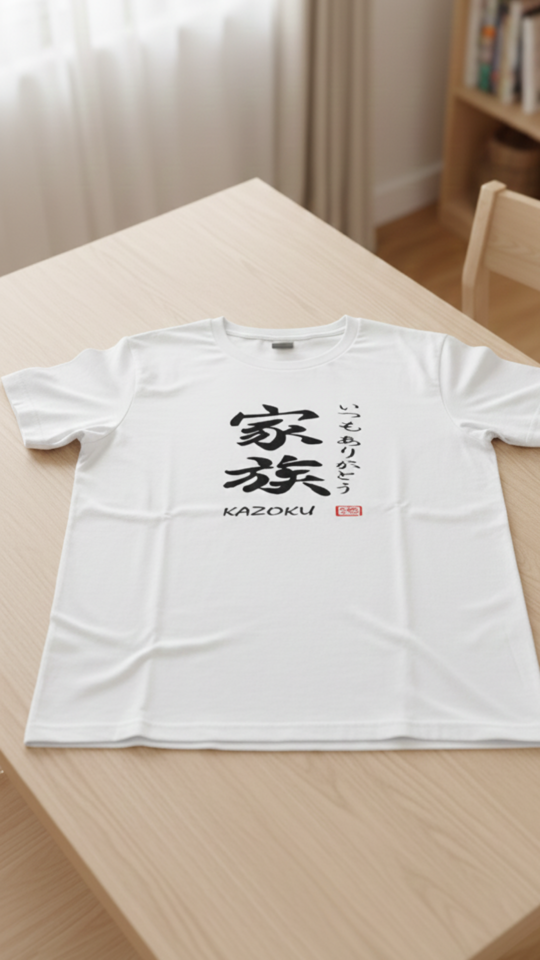 T-Shirt Kanji Kazoku TS-12P81DF