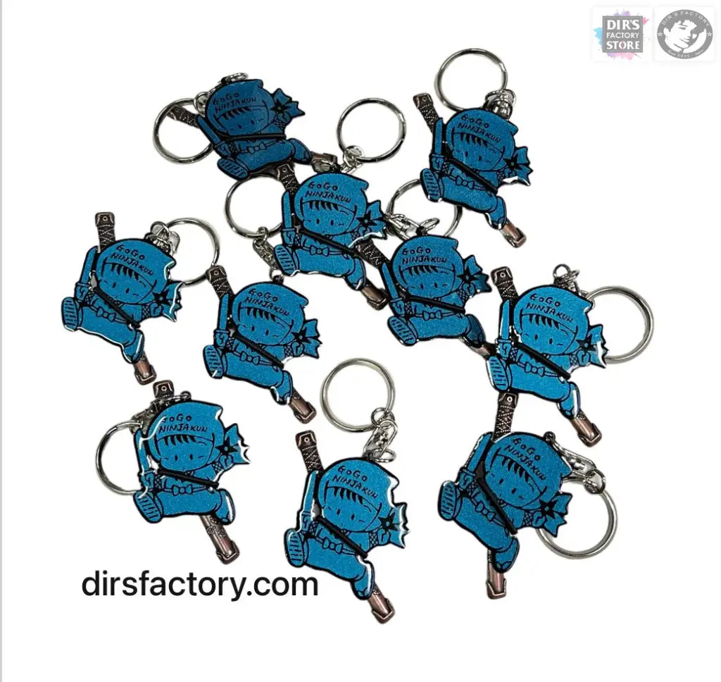 Kh-81 Keyholder Blue Ninja Keychains