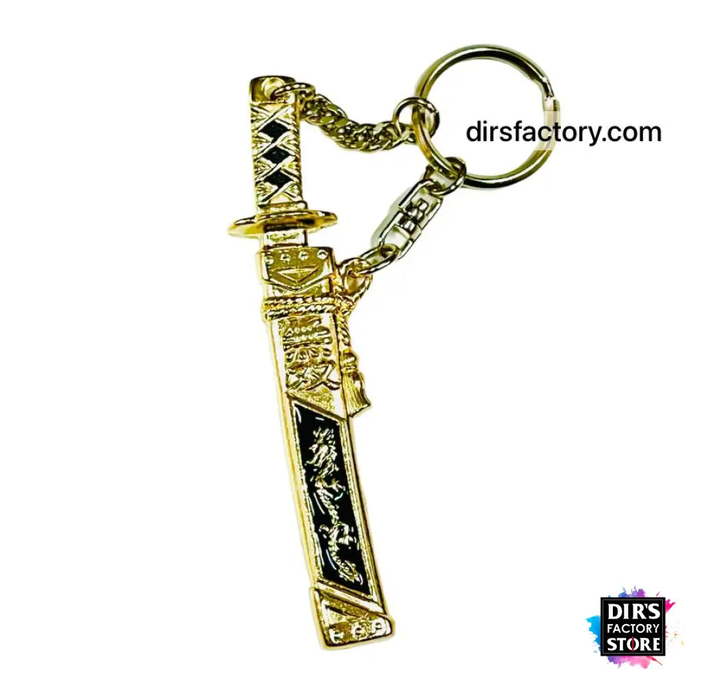 Kh-84 Keyholder Katana - Gold Black Keychains