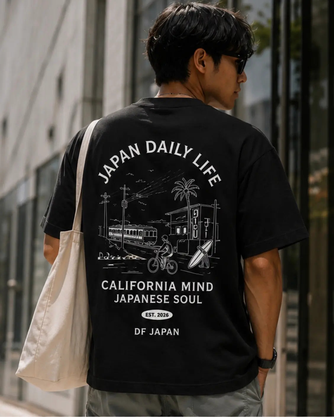 Daily Life Graphic Tee - DFJAPAN  - TS DLGT01DF