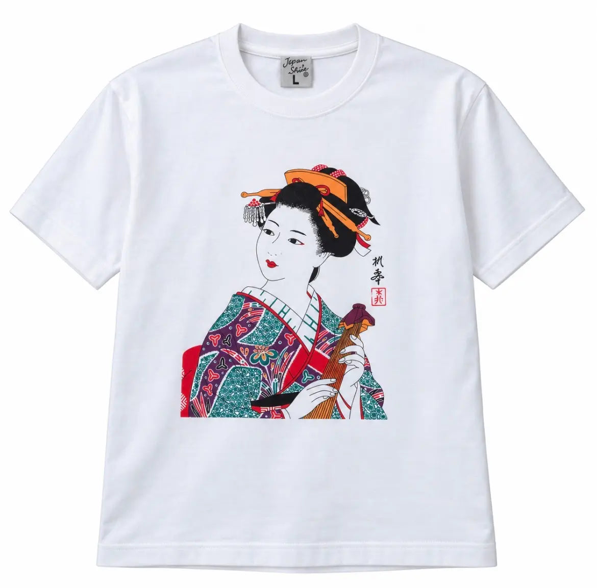 Japan Souvenir T-Shirt – Traditional Japanese Woman