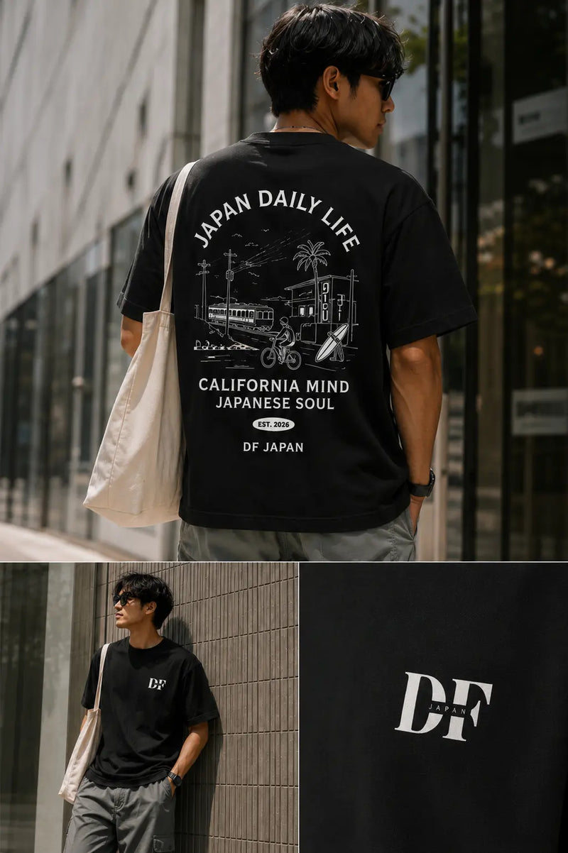 Daily Life Graphic Tee - DFJAPAN  - TS DLGT01DF