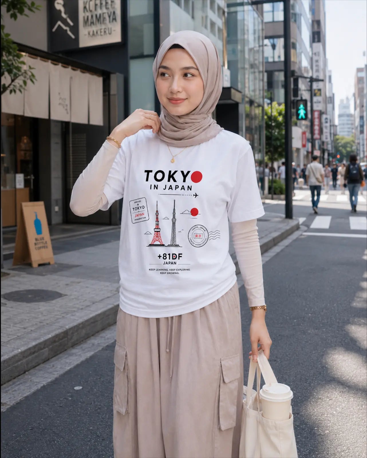 TOKYO JOURNEY TEE  +81DF JAPAN . TS-TJT01P81 - Dir's Factory Store
