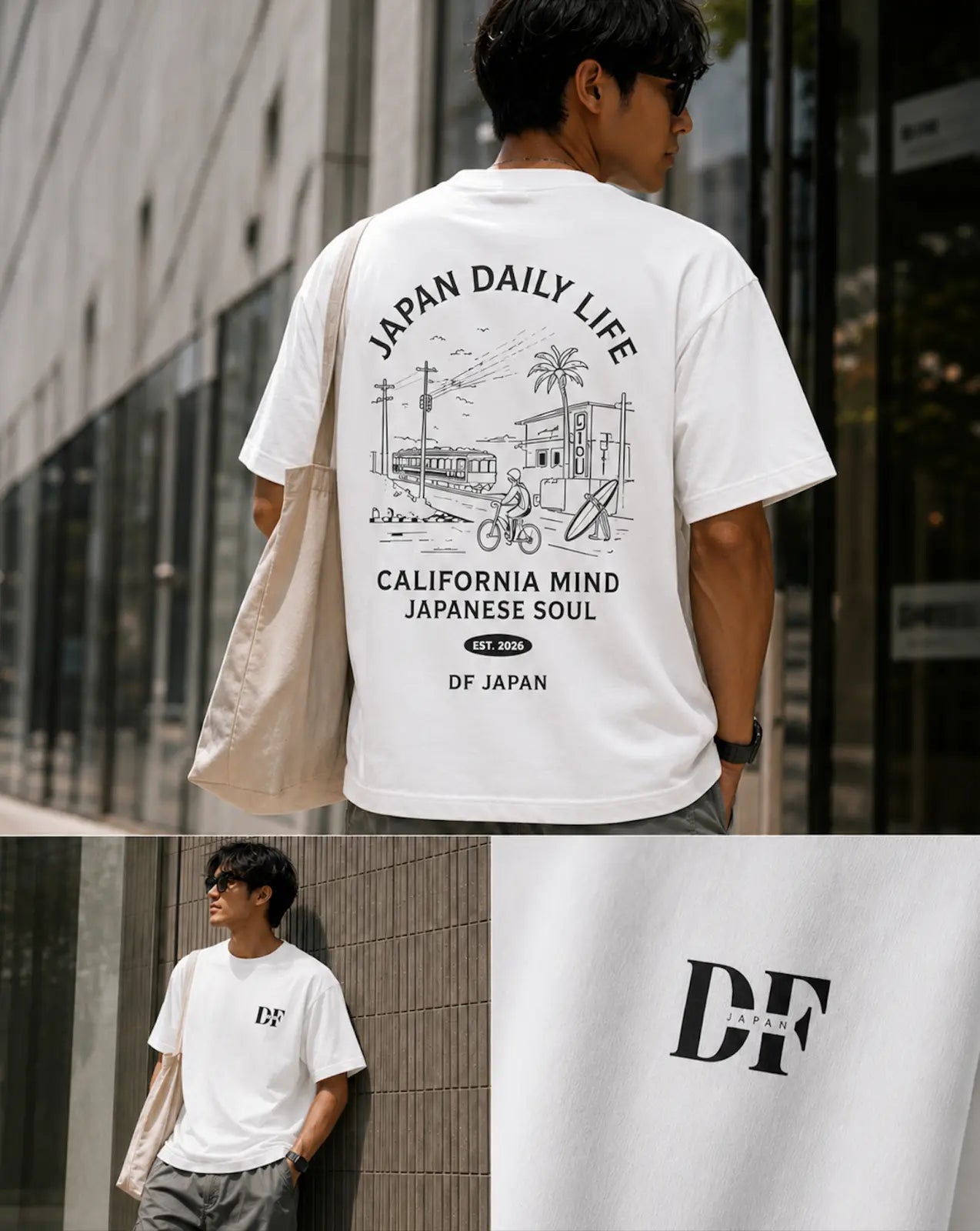 Daily Life Graphic Tee - DFJAPAN  - TS DLGT01DF
